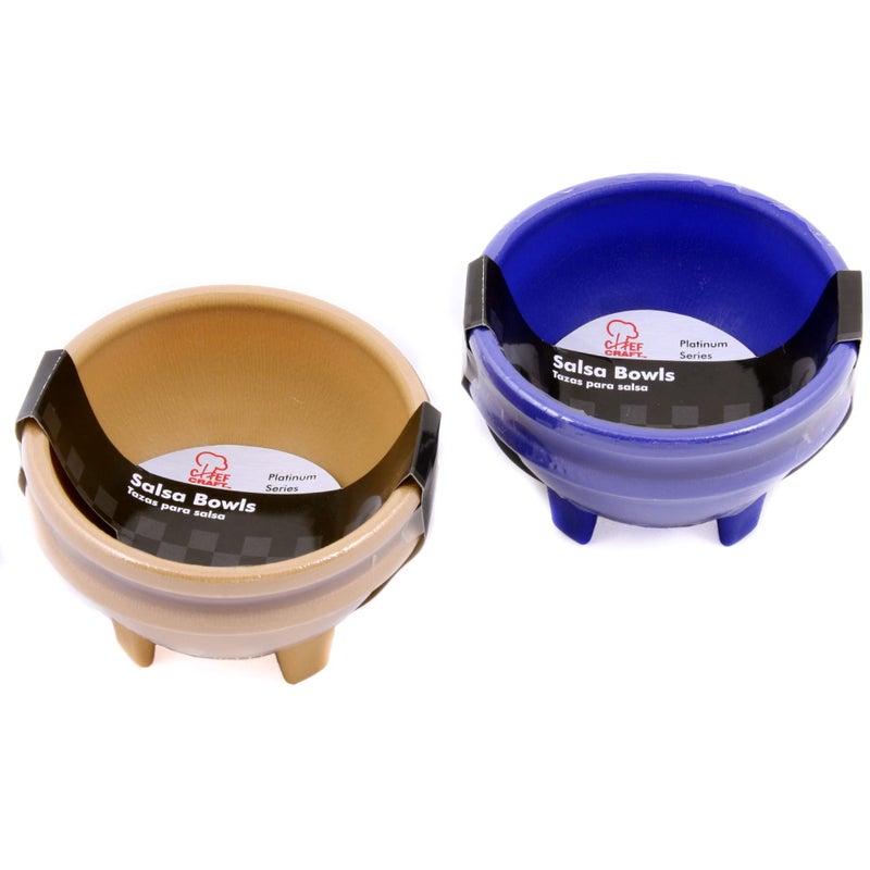 Chef Craft Classic Salsa/Drip Bowls, 12 ounce 2 piece set, Color May Vary - Image 2